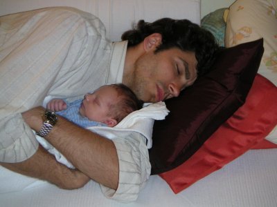 [ Paul and I sleeping ]
